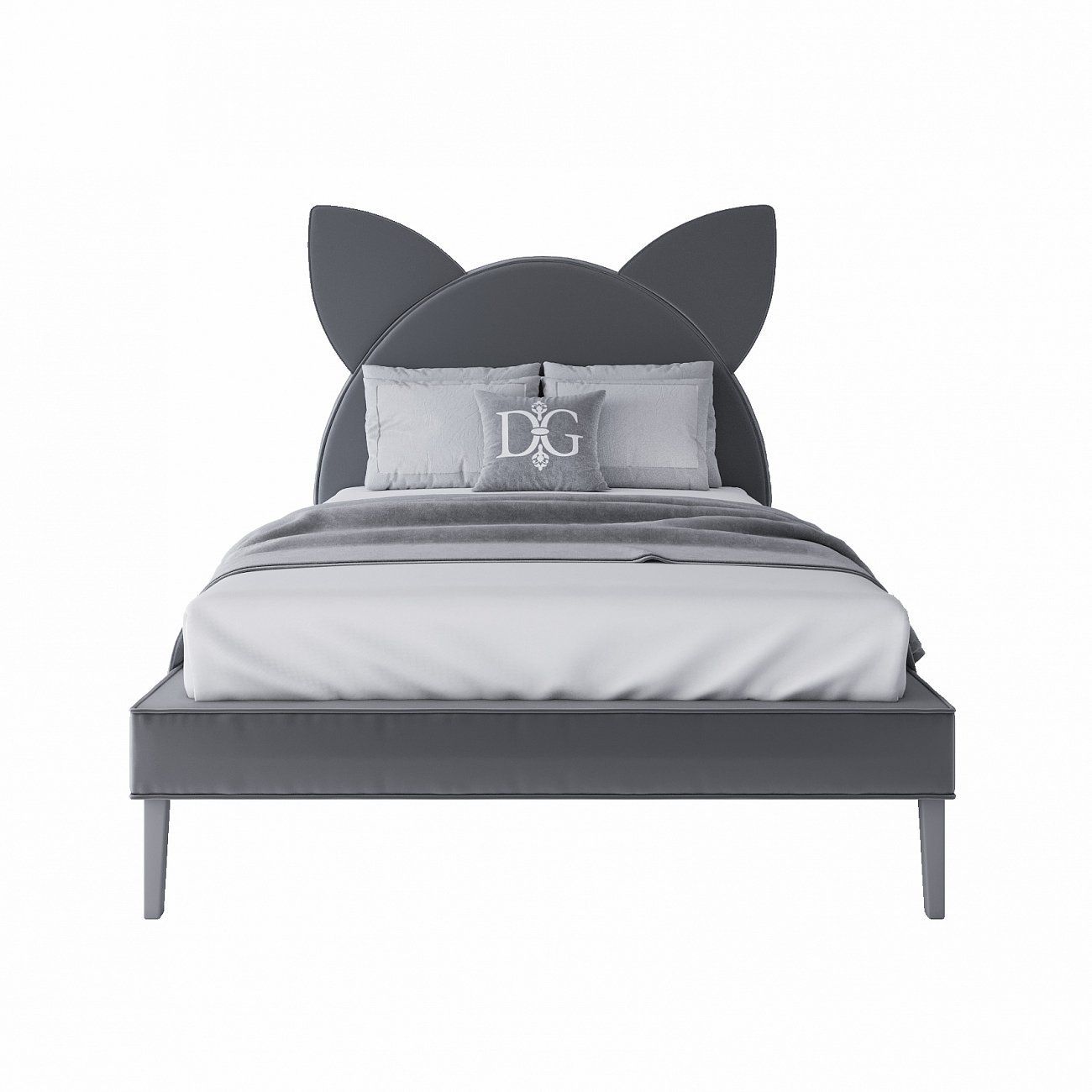 Kitty baby bed 120x200 grey
