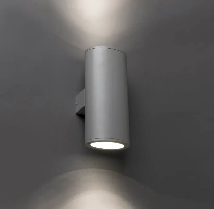 Outdoor wall lamp Piston grey 70808