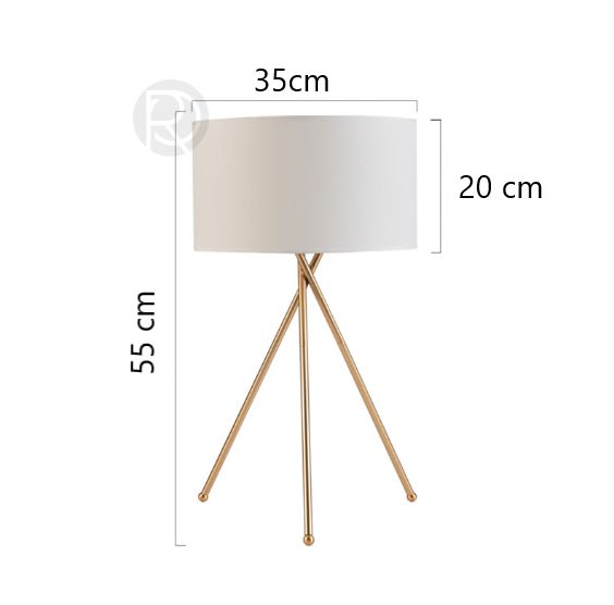 Designer table lamp NICOBI by Romatti