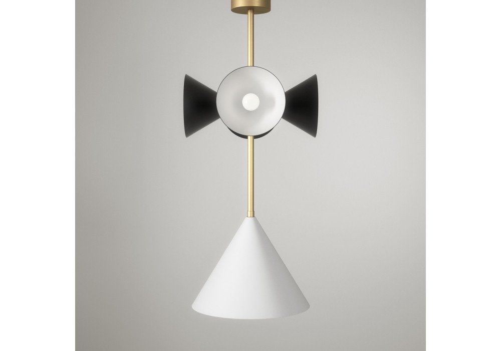Hanging lamp Axis 4 Cones by Romatti