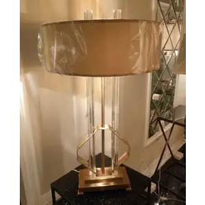 Дизайнерская настольная лампа с абажуром EDITA by Romatti