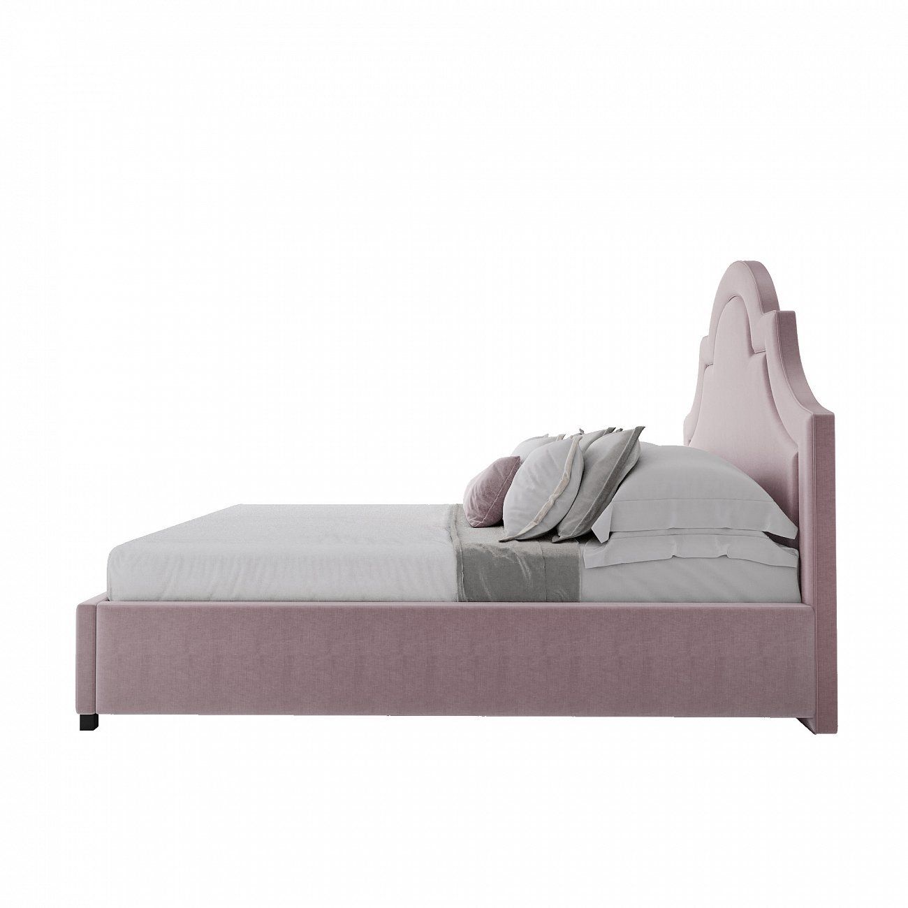 Double bed 160x200 cm pink Kennedy