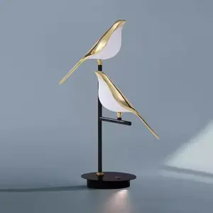 Дизайнерская светодиодная настольная лампа HRUSTAN by Romatti