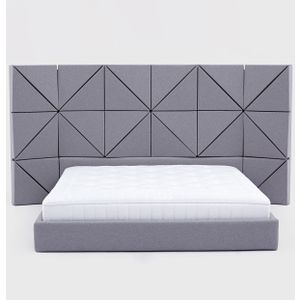 Кровать двуспальная 180х200 см фиолетовая Floe Comforty