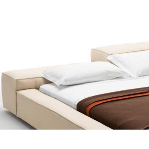 Кровать двуспальная 180х200 см бежевая Extrasoft