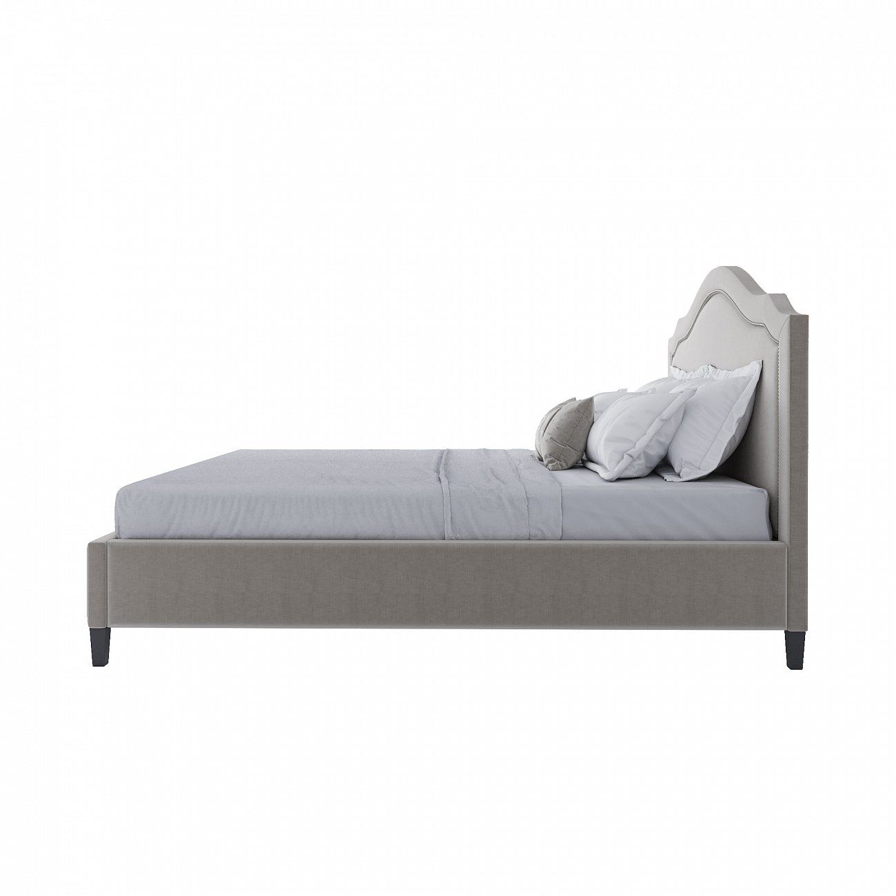 Cassis Upholstered double Bed 160x200 beige