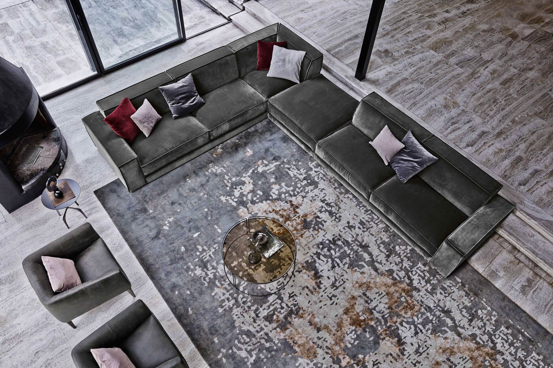 Coffee table Gray by Ditre Italia