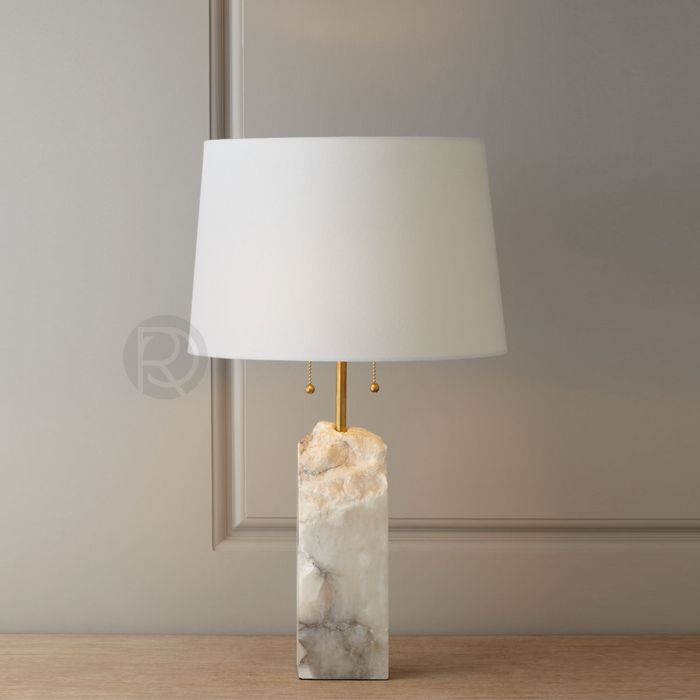 Дизайнерская настольная лампа RAW ALABASTER by Romatti