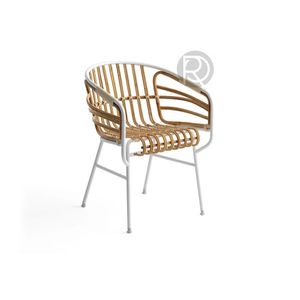 Дизайнерский стул на металлокаркасе RAPHIA RATTAN by Casamania & Horm