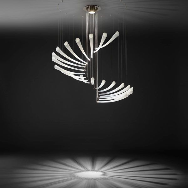 PULSA SPIRA chandelier by ITALAMP