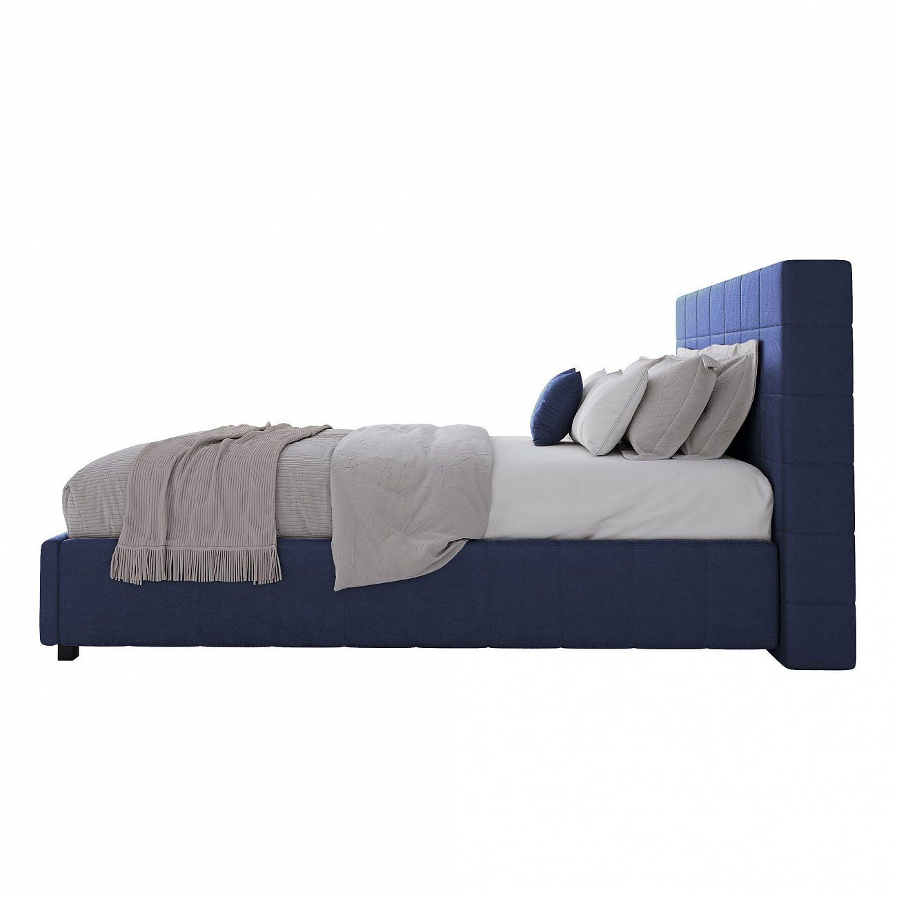 Bed Shining Modern euro 200x200 cm blue