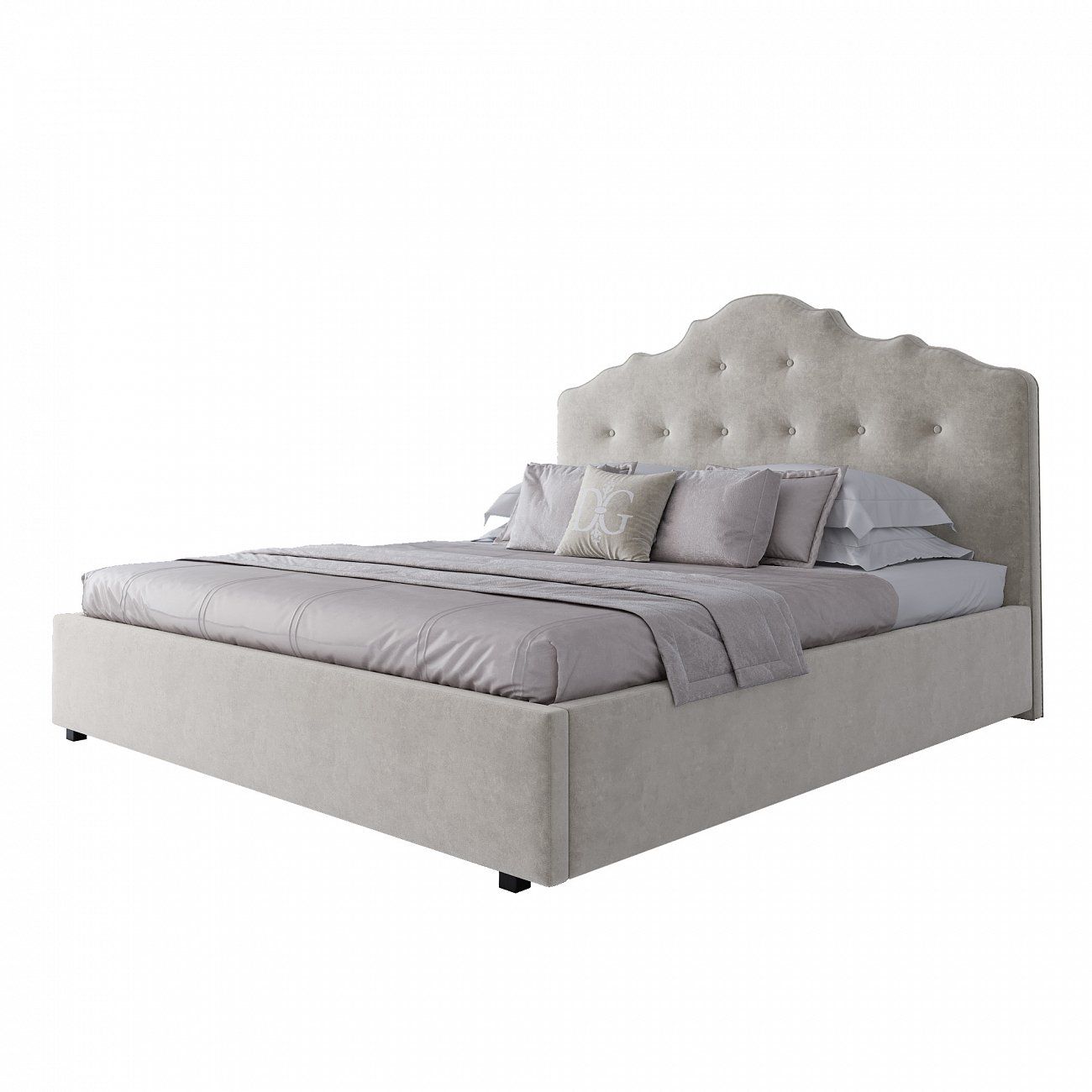 Double bed 180x200 Milk Palace