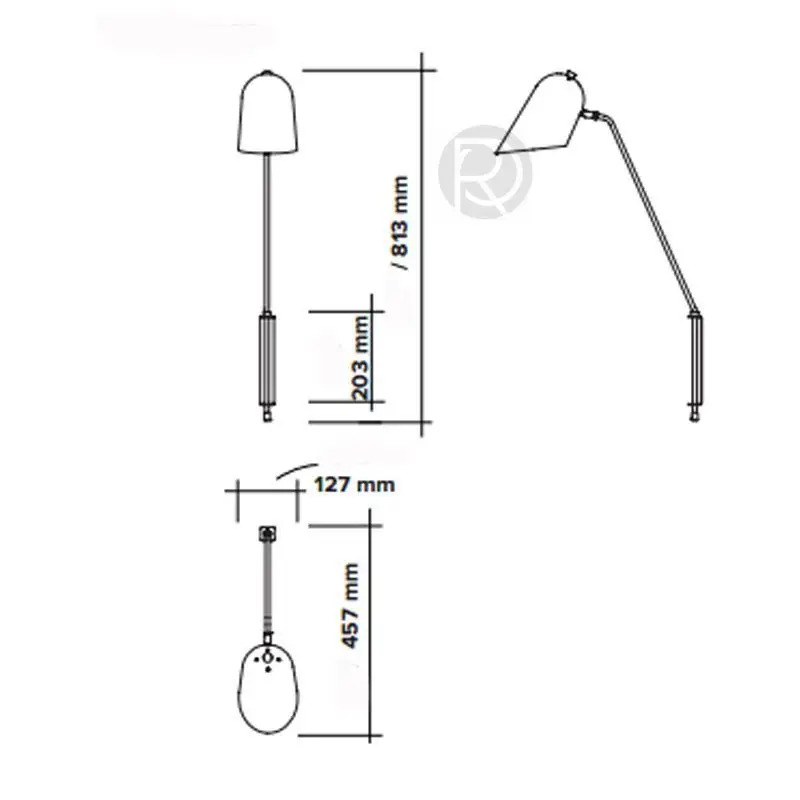 Wall lamp (Sconce) KOPP by Romatti