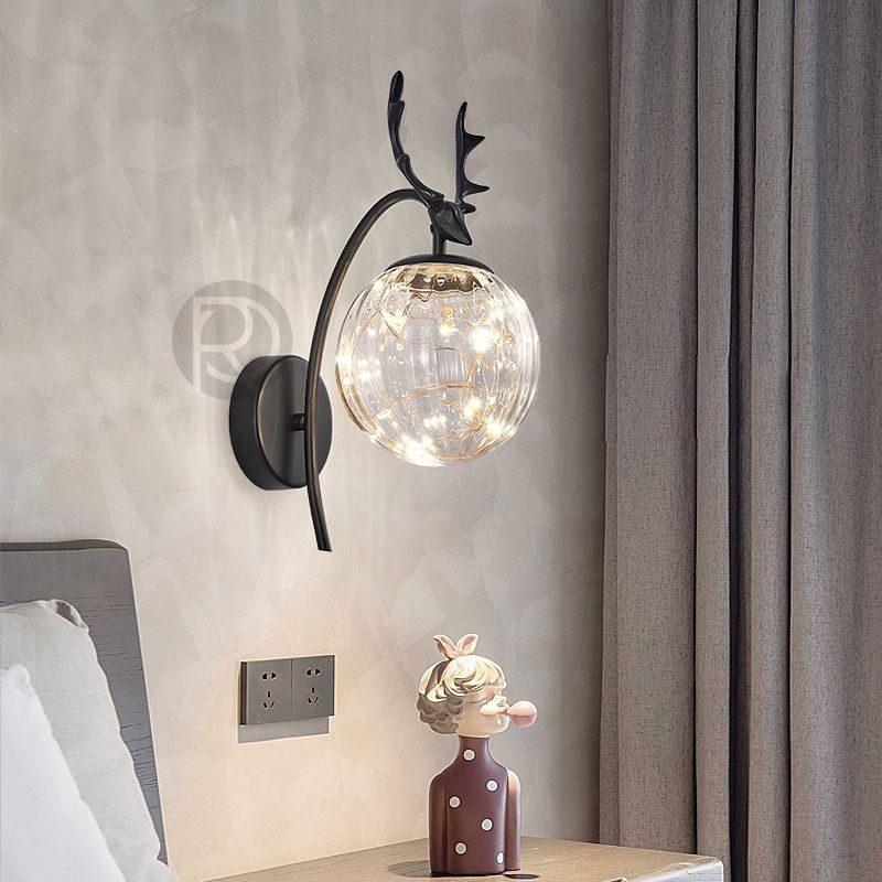 Wall lamp (Sconce) SHINY DEER by Romatti