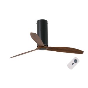 Потолочный вентилятор Tube Fan matt black wood 32037