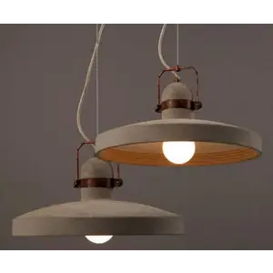 Дизайнерский подвесной светильник из цемента Zeir by Romatti