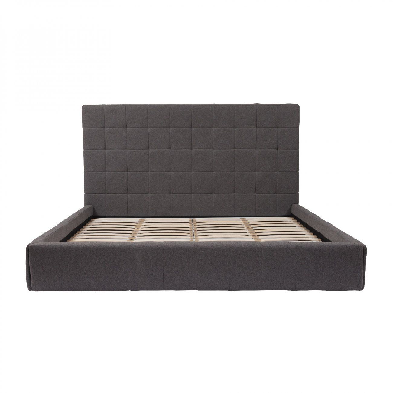 Double bed 160x200 grey Squaring Alto