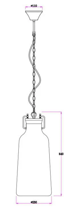 Подвесной светильник Terry by Romatti