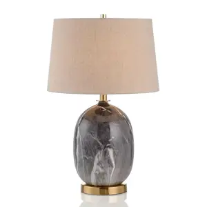 Дизайнерская настольная лампа с абажуром DAOL by Romatti