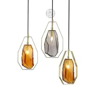 Дизайнерский подвесной светильник из стекла SAPFIR by Romatti