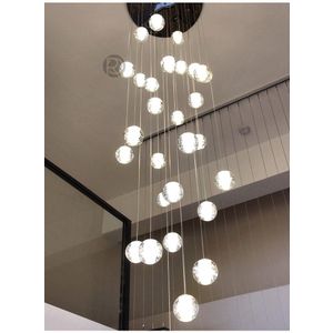 Дизайнерский подвесной светильник из стекла H2O by Romatti
