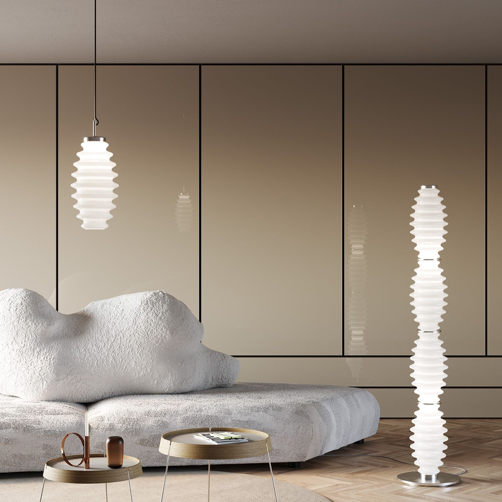 Floor lamp GRAND COLLIER by ITALAMP