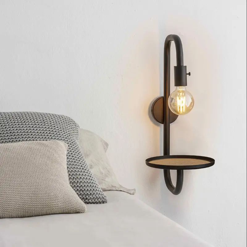 Wall lamp Guest black 01045