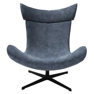 Кресло TORO тёмно-серый, искусственная замша