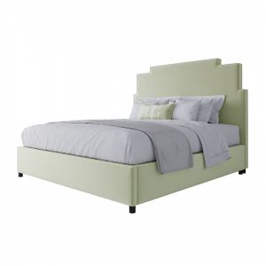 Double bed 180x200 cm green Paxton Bed Mint