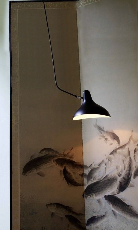 Hanging lamp MANTIS BS4 by DCW Editions