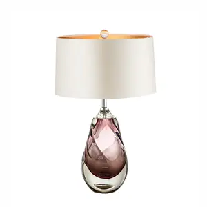 Дизайнерская настольная лампа с абажуром GILBERTO by Romatti