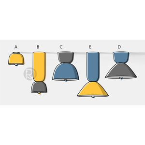 Дизайнерский потолочный светильник в скандинавском стиле Dagler by Romatti