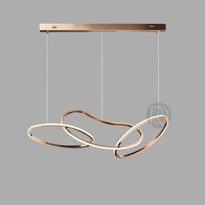 Chandelier CURVED RINGS by Romatti