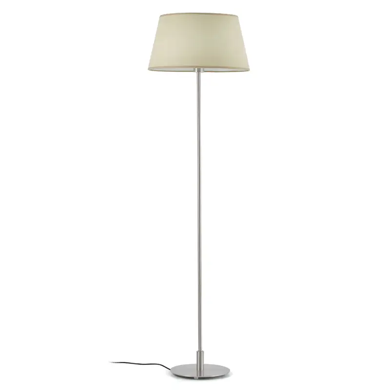 Floor lamp Mitic nickel+beige 68418
