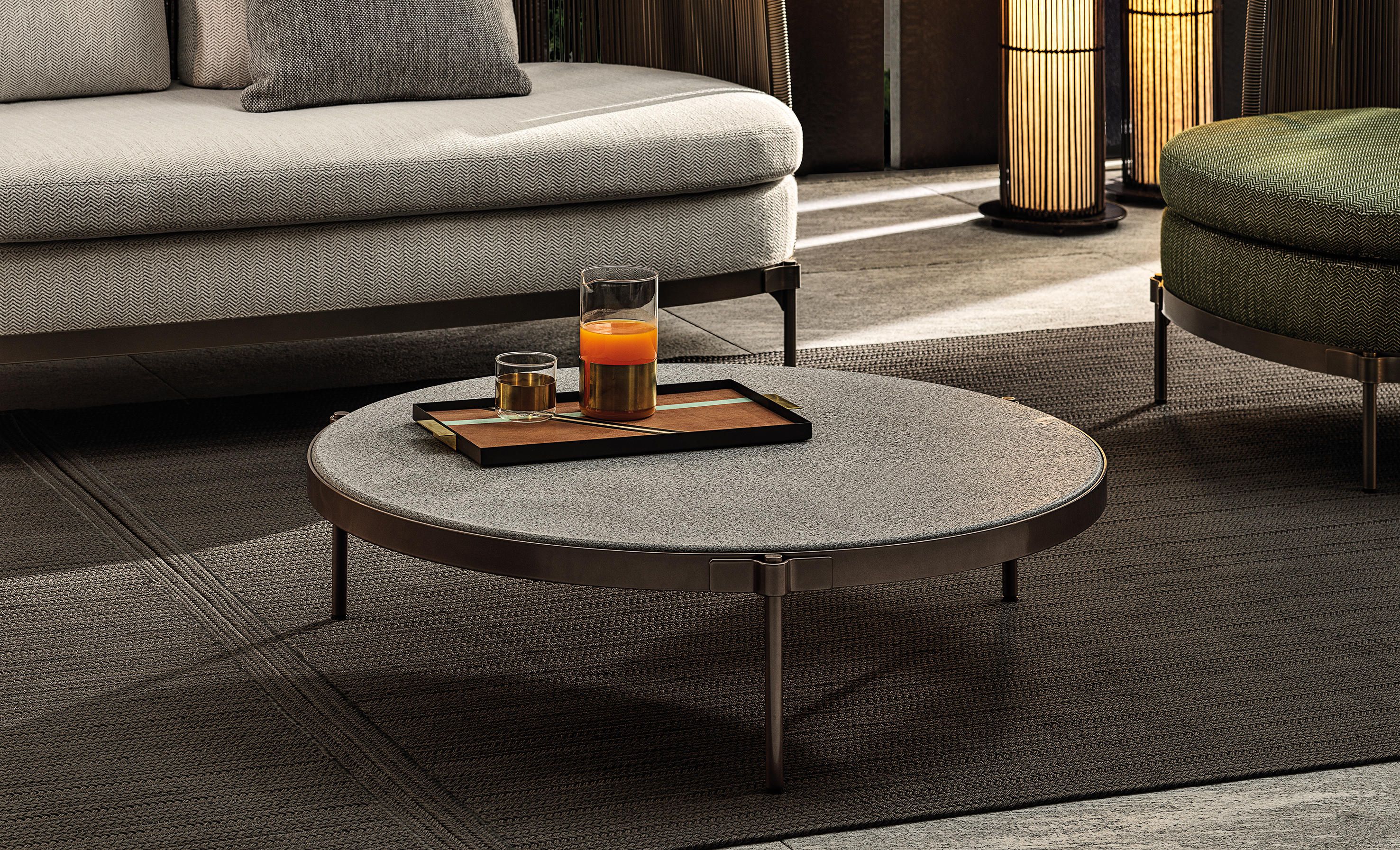 Outdoor coffee table TAPE by Minotti
