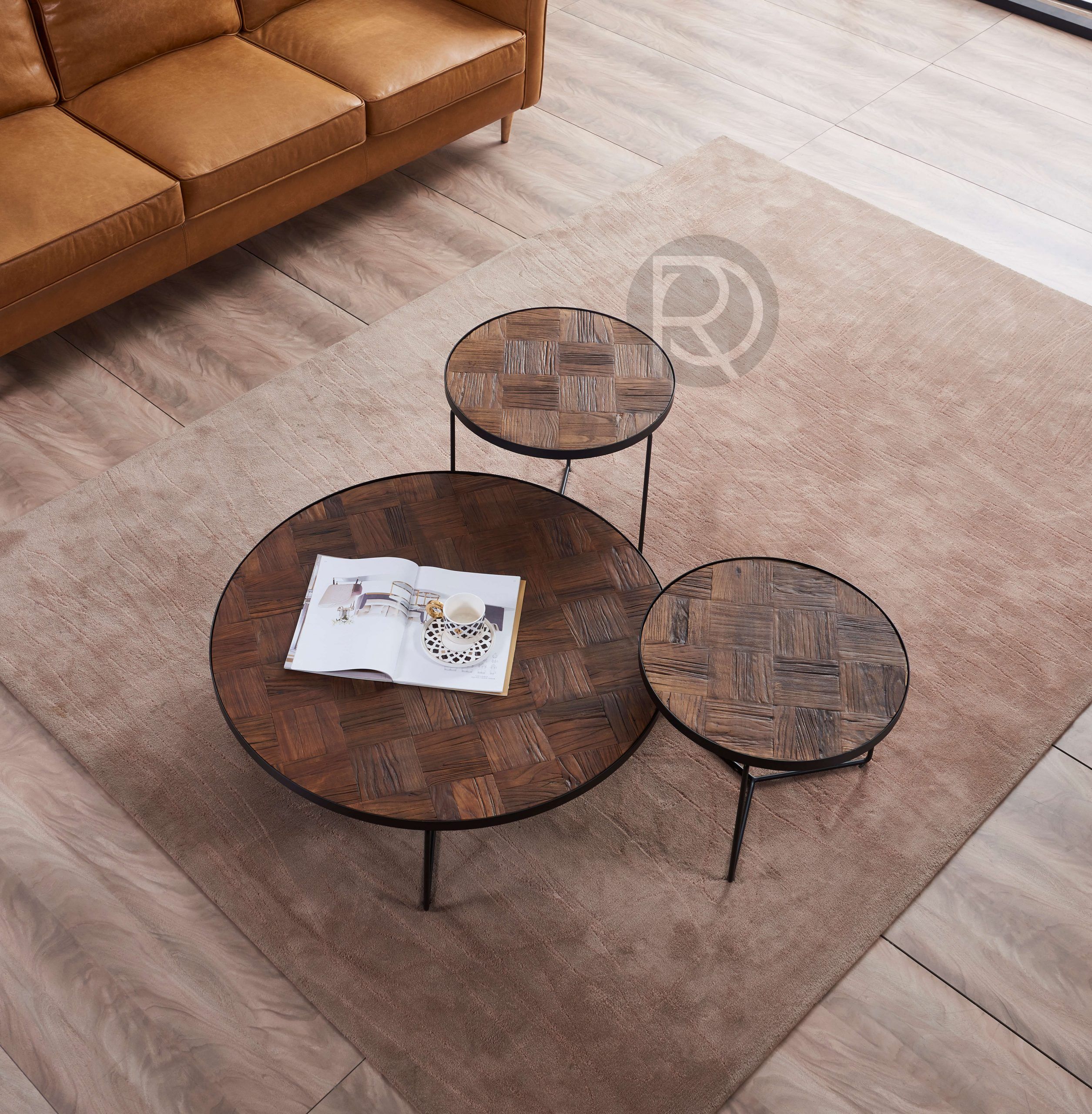 Set of coffee tables ARQUET by Romatti