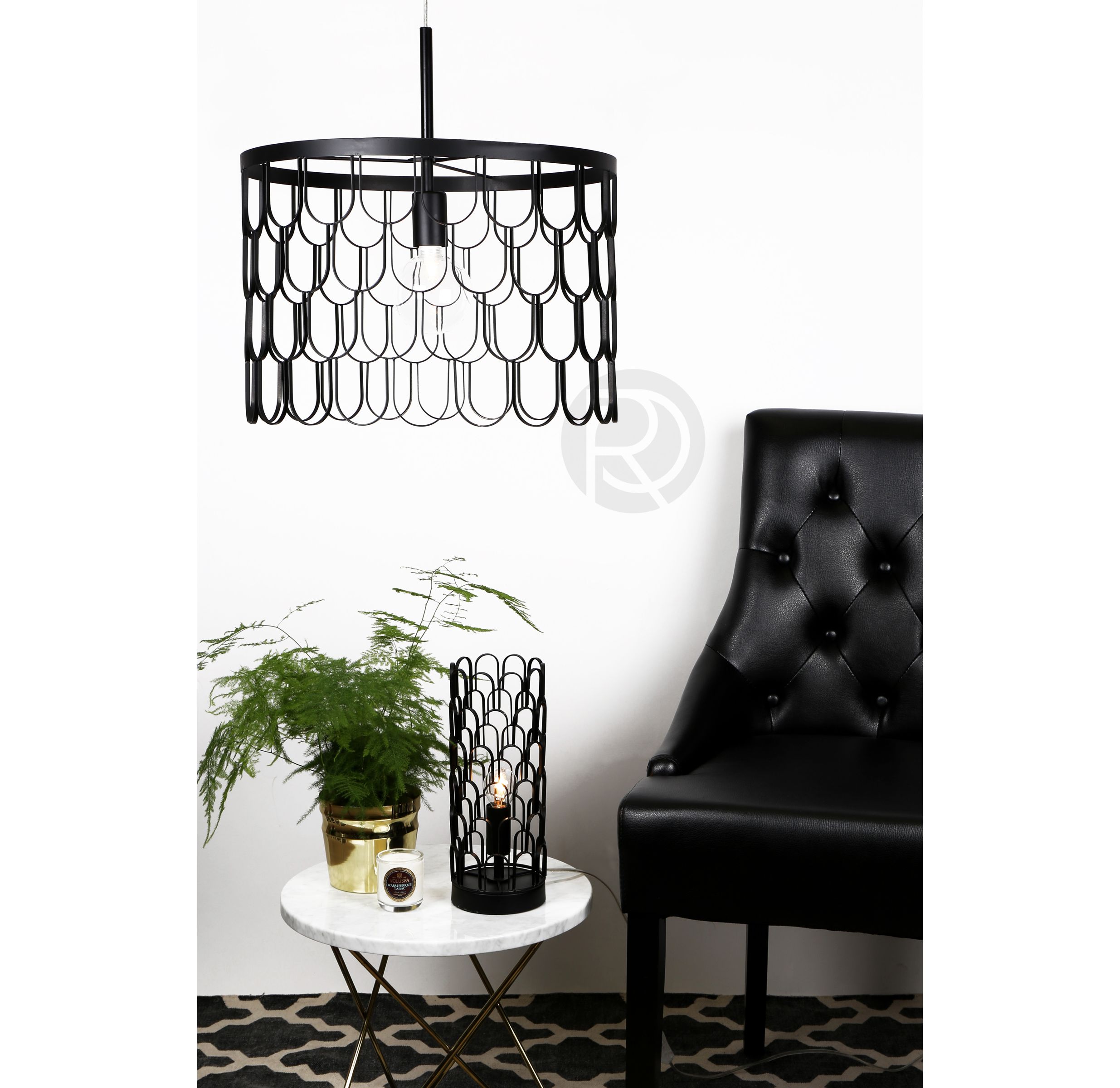 Hanging lamp GATSBY by Globen