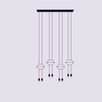 Designer pendant lamp WIREFLOW by Romatti