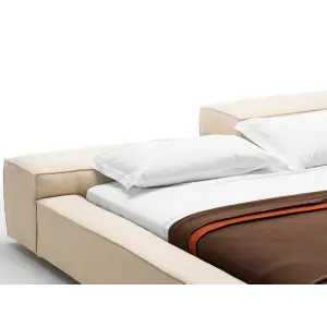 Кровать двуспальная 160х200 бежевая Extrasoft