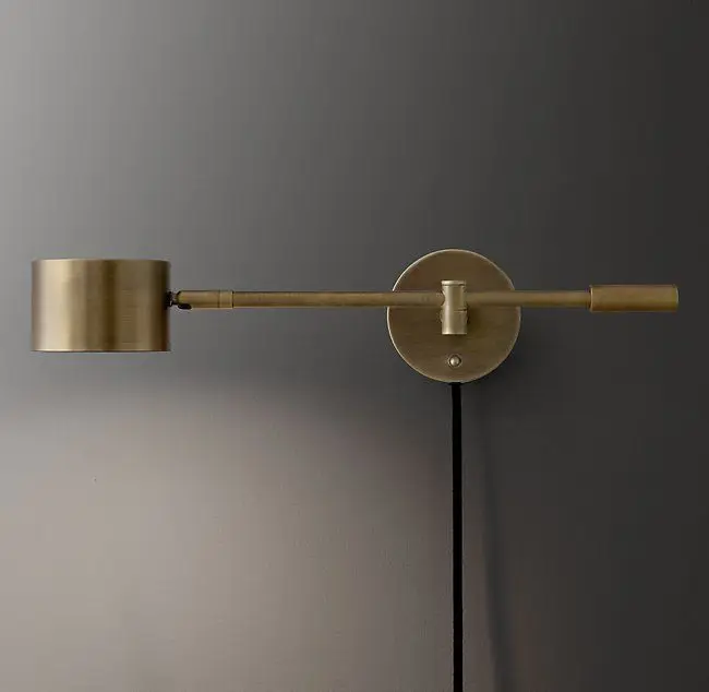 Wall lamp AGED BRASS by Restoration Hardware
