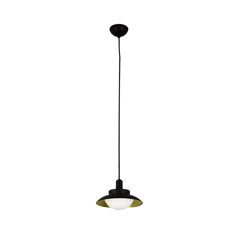 Hanging lamp Faro Side black+gold 62138