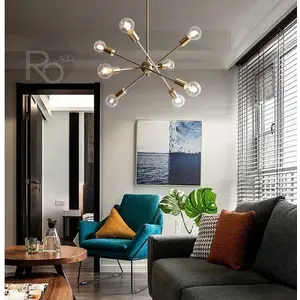 Дизайнерский подвесной светильник из стекла Zelhan by Romatti
