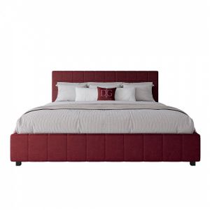 Кровать евро 200х200 см красная Shining Modern