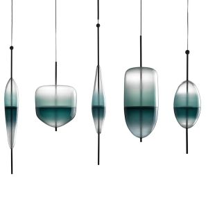 Дизайнерский подвесной светильник WONDER GLASS FLOW by Romatti