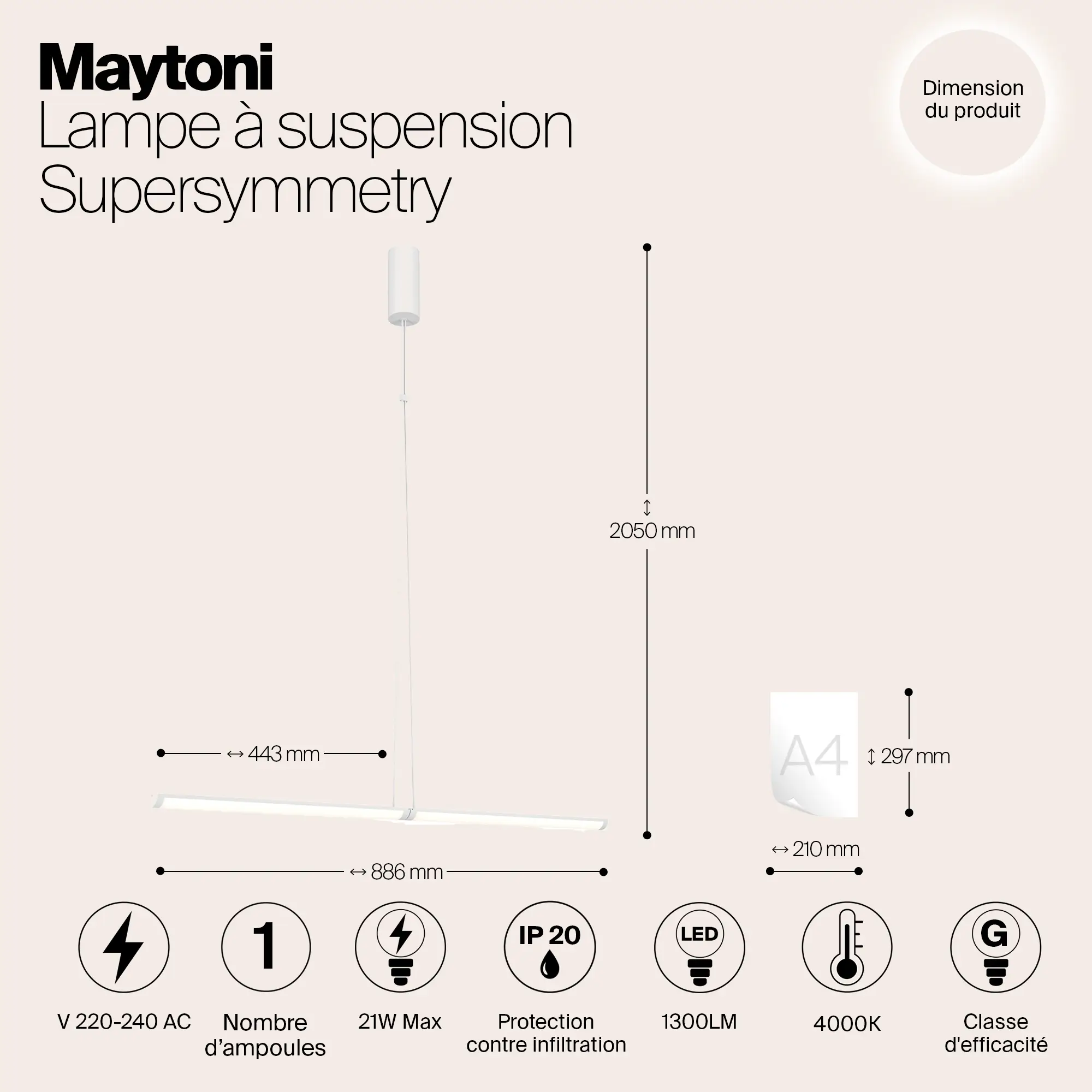 Подвесной светильник Supersymmetry Pendant