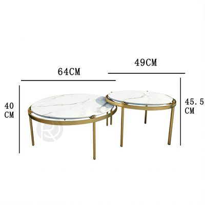Designer coffee table CARMEL by Romatti