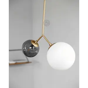 Дизайнерский подвесной светильник в современном стиле TWICE CEILING BRASS by House Doctor