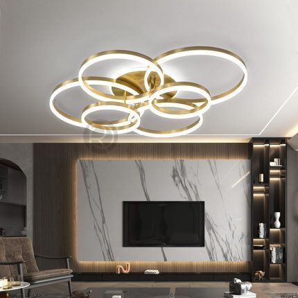 Ceiling lamp COPPER CIRCLES by Romatti
