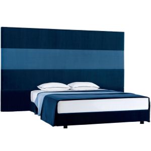 Double Bed 180x200 Blue Headboard Play