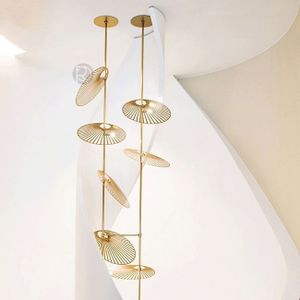 Дизайнерский подвесной светильник в восточном стиле DISCUS by Romatti